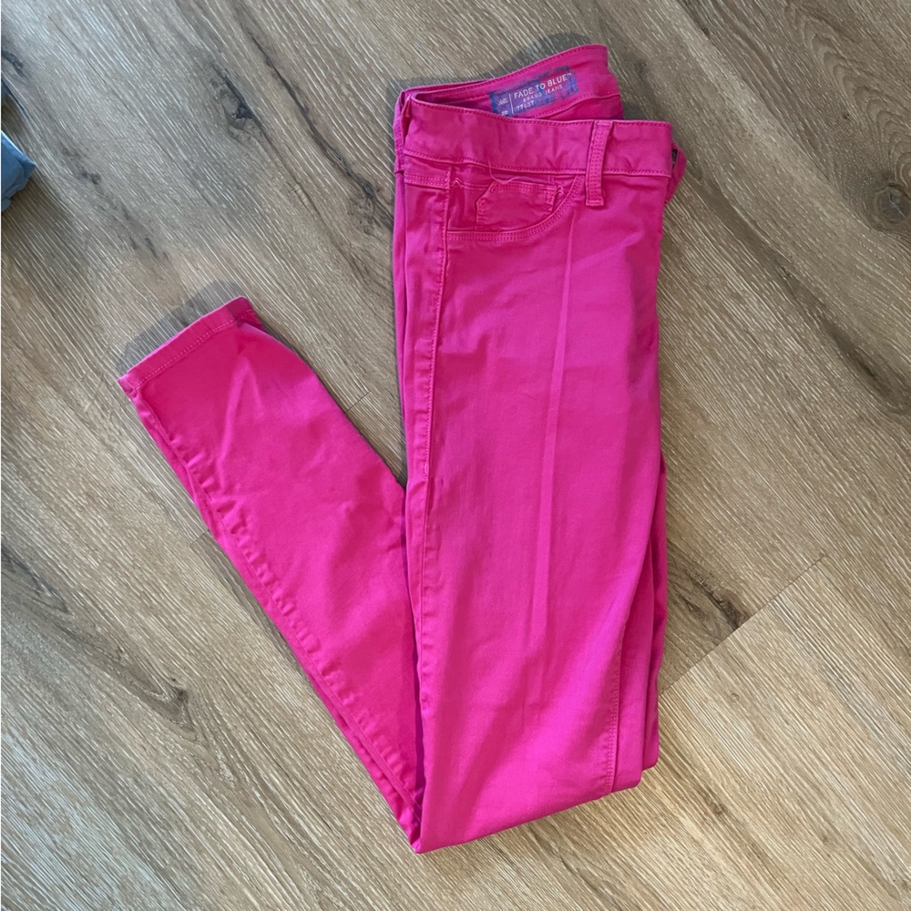 Fade to Blue Hot Pink Skinny